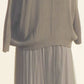 Pleated Skirt Dress and Jumper